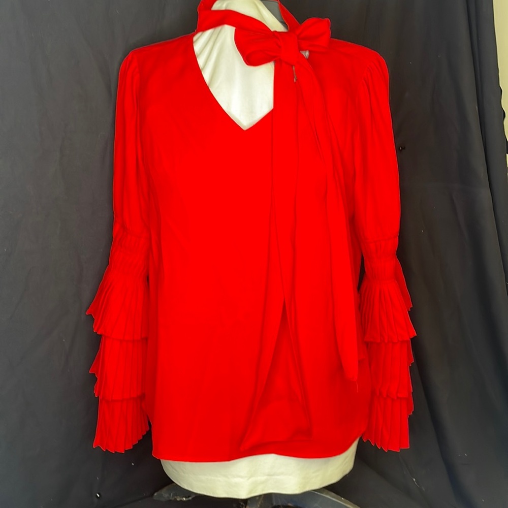Beautiful red ladies blouse